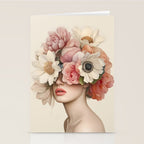 Botanical Beauty Ethereal Portrait Stationery Card Gallery Image 2