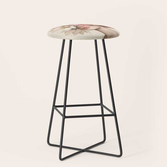 Botanical Beauty Ethereal Portrait Stool Gallery Image 1