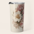 Botanical Beauty Ethereal Portrait Travel Mug Gallery Image 3