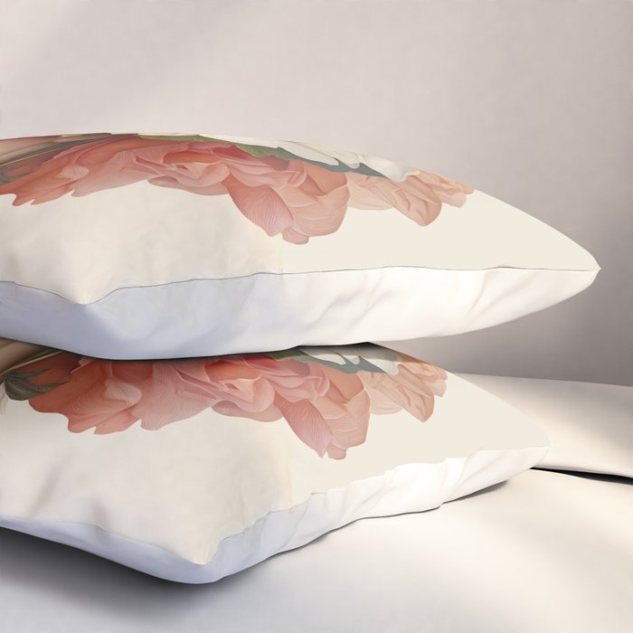 Botanical Beauty Ethereal Portrait Pillow Sham Gallery Image 3