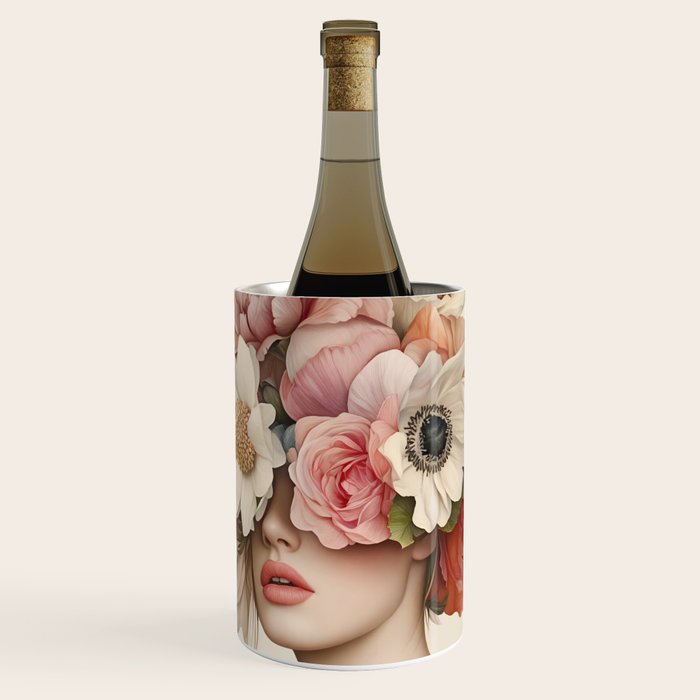 Botanical Beauty Ethereal Portrait Wine Chiller Gallery Image 1