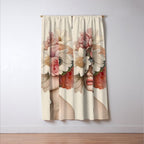 Botanical Beauty Ethereal Portrait Window Curtain Gallery Image 3