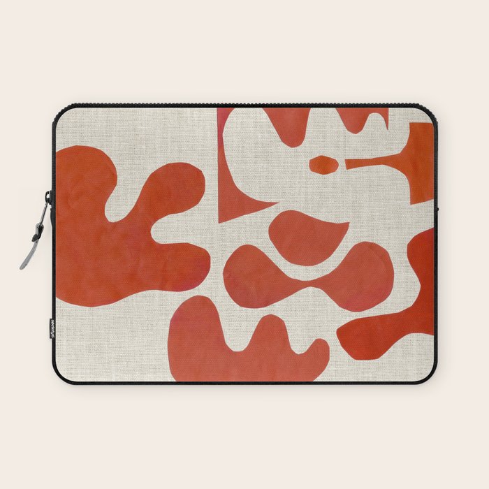 Mid Century Lava Laptop Sleeve Gallery Image 1
