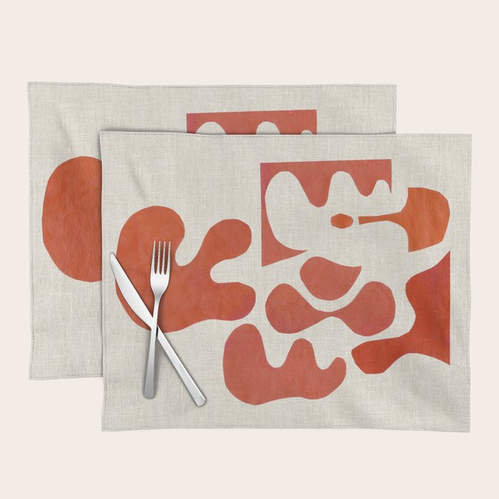 Mid Century Lava Placemat Gallery Image 1
