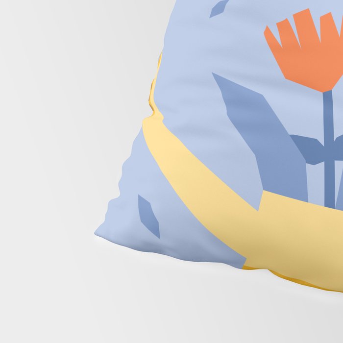 Watering can and flowers Pillow Sham Gallery Image 4