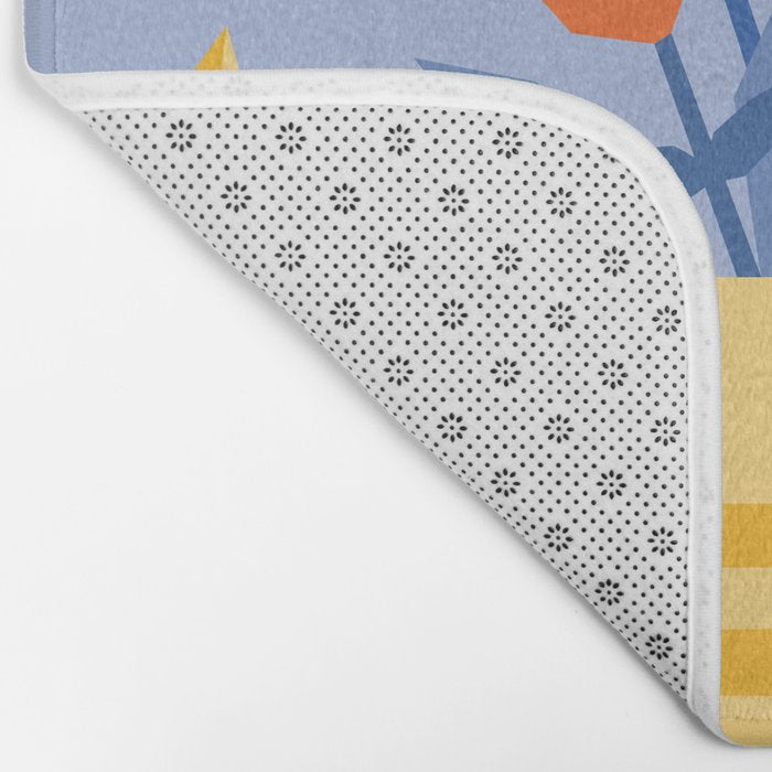 Watering can and flowers Bath Mat Gallery Image 2
