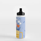 Watering can and flowers Water Bottle Gallery Image 2