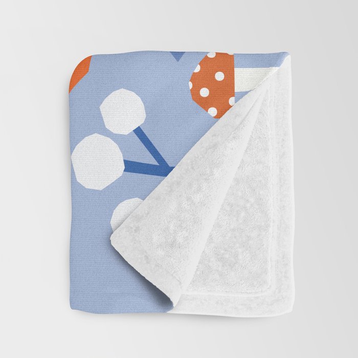 Watering can and flowers Throw Blanket Gallery Image 3