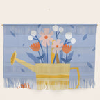 Watering can and flowers Wall Hanging Gallery Image 1