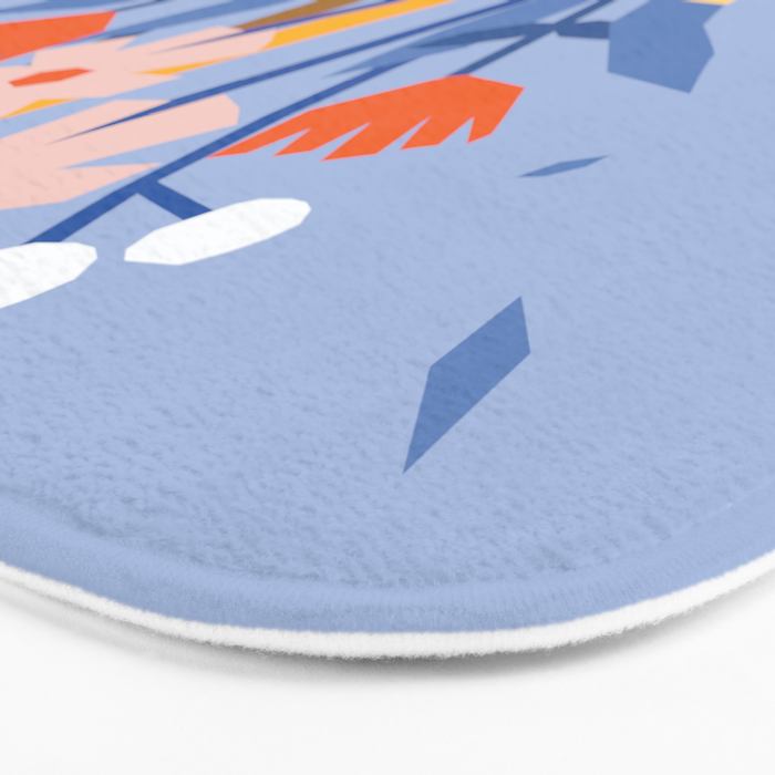 Watering can and flowers Bath Mat Gallery Image 3