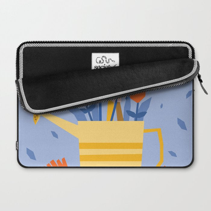 Watering can and flowers Laptop Sleeve Gallery Image 2
