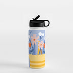 Watering can and flowers Water Bottle Gallery Image 1