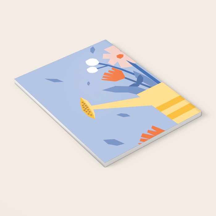 Watering can and flowers Notebook Gallery Image 3
