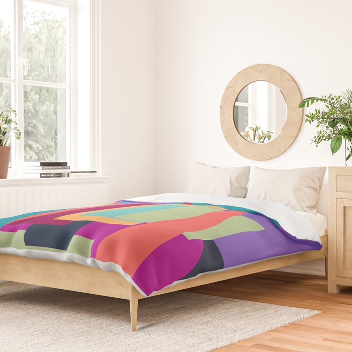Purple City Duvet Cover Gallery Image 2