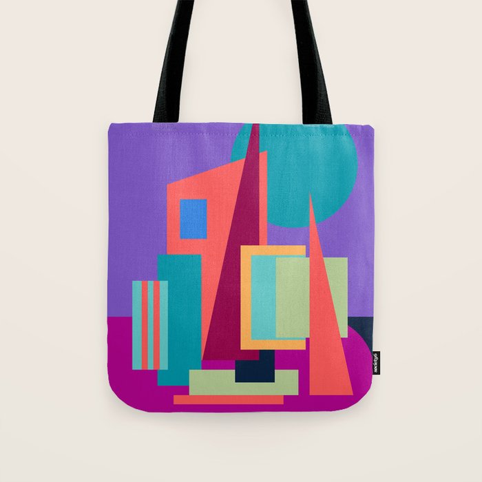 Purple City Tote Bag Gallery Image 1