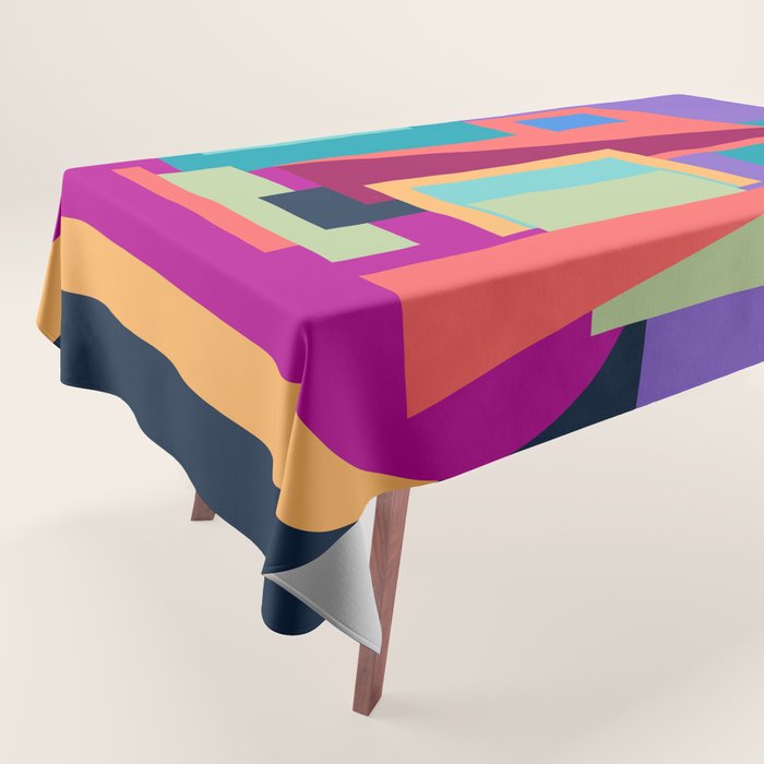 Purple City Tablecloth Gallery Image 1