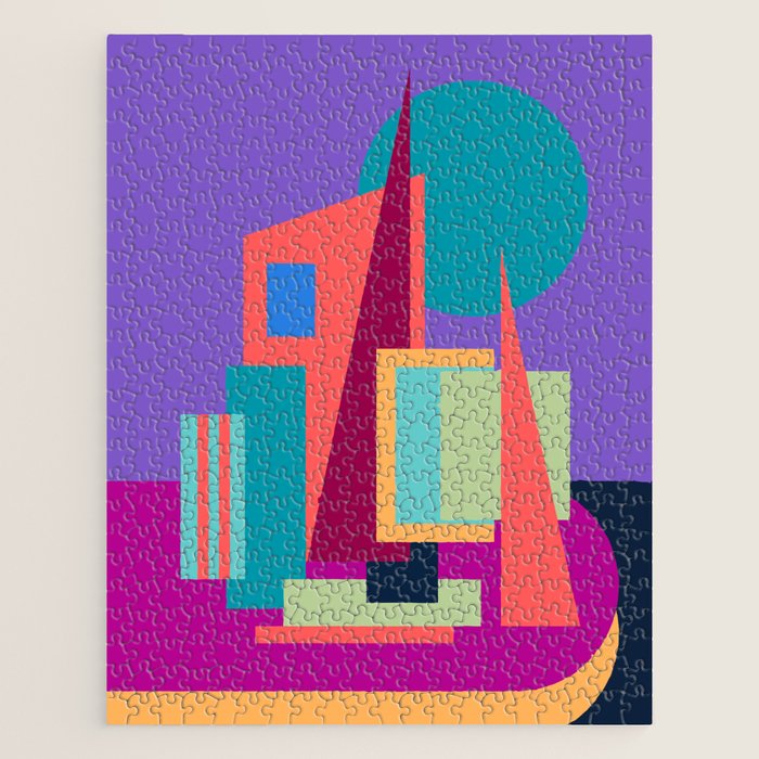 Purple City Jigsaw Puzzle Gallery Image 1