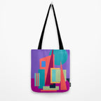 Purple City Tote Bag Gallery Image 2
