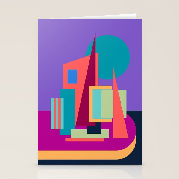 Purple City Stationery Card Gallery Image 1