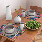 Psychedelic 3D Alien Print Placemat Gallery Image 2