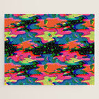 Psychedelic 3D Alien Print Jigsaw Puzzle Gallery Image 1