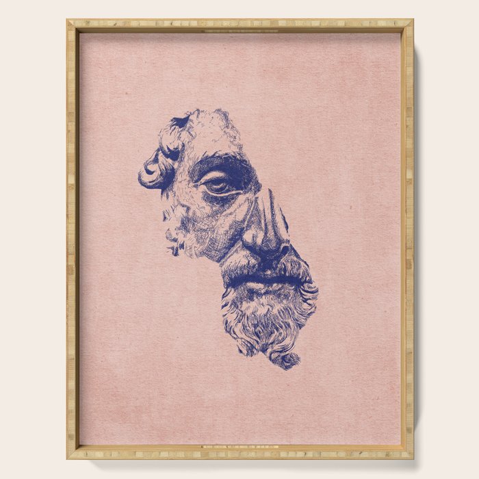MARCUS AURELIUS ANTONINUS AUGUSTUS / Ballpen Serving Tray Gallery Image 1