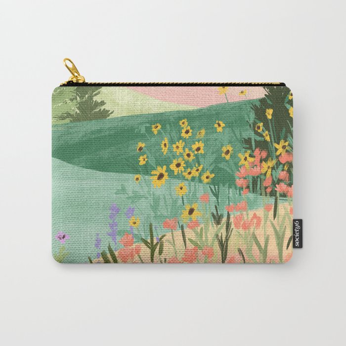 Flower Meadow Carry All Pouch Gallery Image 1