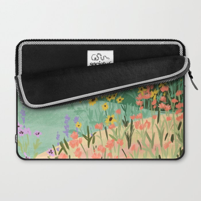 Flower Meadow Laptop Sleeve Gallery Image 2