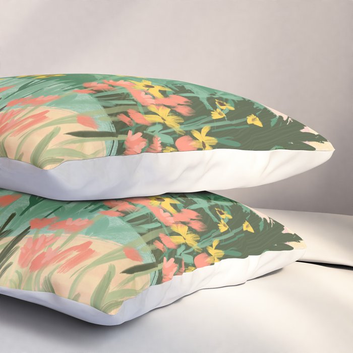Flower Meadow Pillow Sham Gallery Image 3