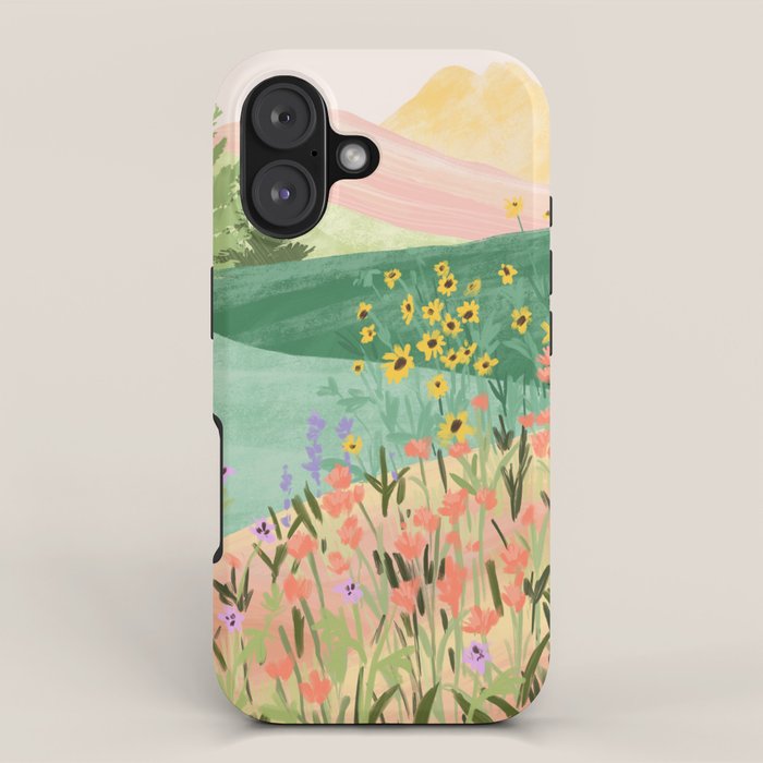 Flower Meadow iPhone Case Gallery Image 1