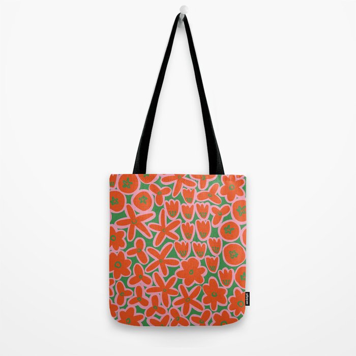Vibrant Summer Pattern #1 Tote Bag Gallery Image 2