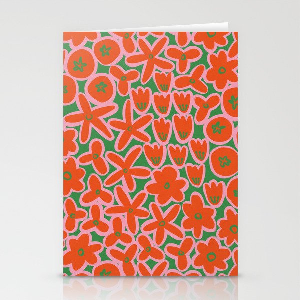 Vibrant Summer Pattern #1 Stationery Card Gallery Image 2