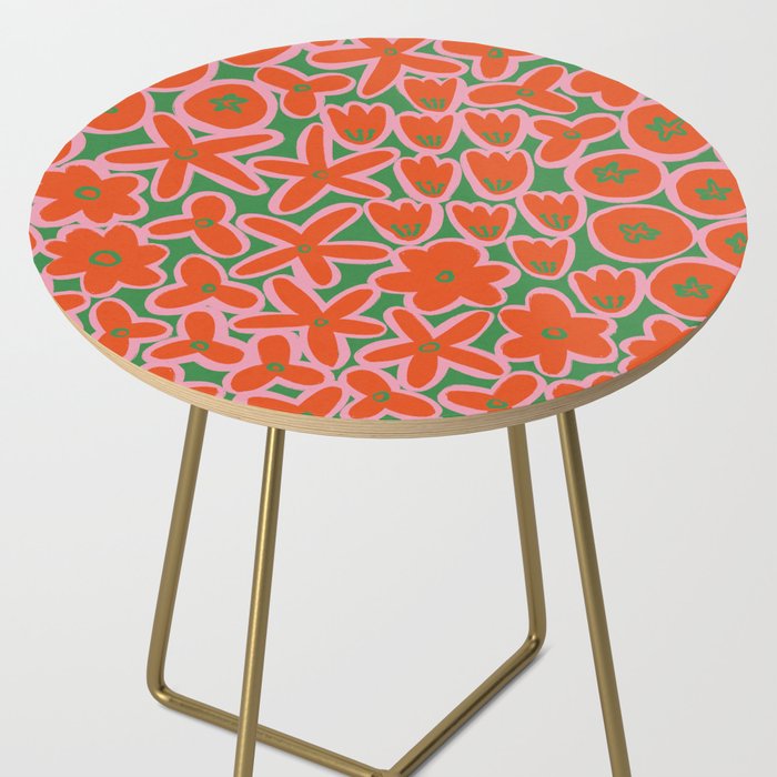 Vibrant Summer Pattern #1 Side Table Gallery Image 2