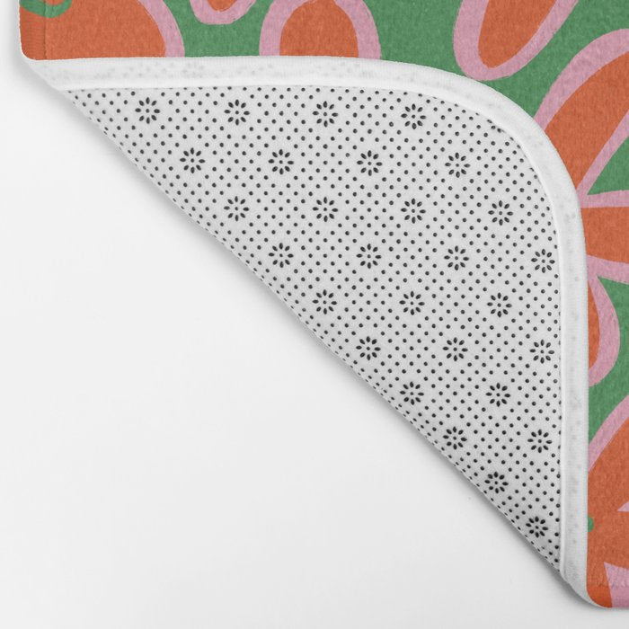 Vibrant Summer Pattern #1 Bath Mat Gallery Image 2