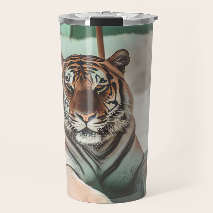 South Beach Bliss Tiger Prints Travel Mug Gallery Image 1