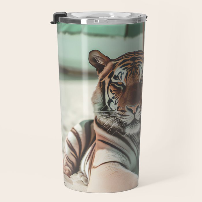 South Beach Bliss Tiger Prints Travel Mug Gallery Image 3