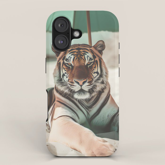 South Beach Bliss Tiger Prints iPhone Case Gallery Image 1