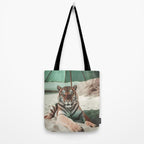 South Beach Bliss Tiger Prints Tote Bag Gallery Image 2