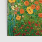 Klimt Flower Garden Colorful Landscape Poster Gallery Image 3