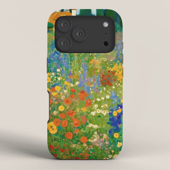 Klimt Flower Garden Colorful Landscape iPhone Case Gallery Image 3