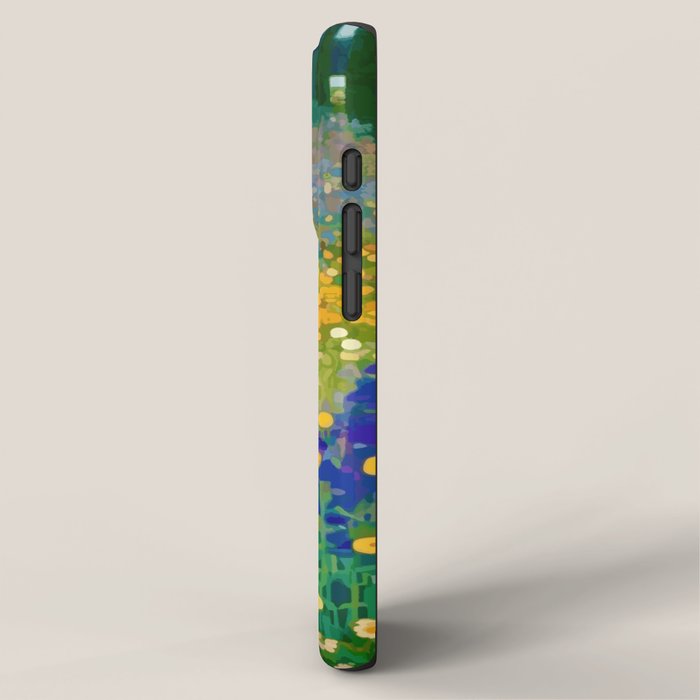 Klimt Flower Garden Colorful Landscape iPhone Case Gallery Image 2