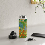 Klimt Flower Garden Colorful Landscape Water Bottle Gallery Image 4