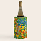 Klimt Flower Garden Colorful Landscape Wine Chiller Gallery Image 2