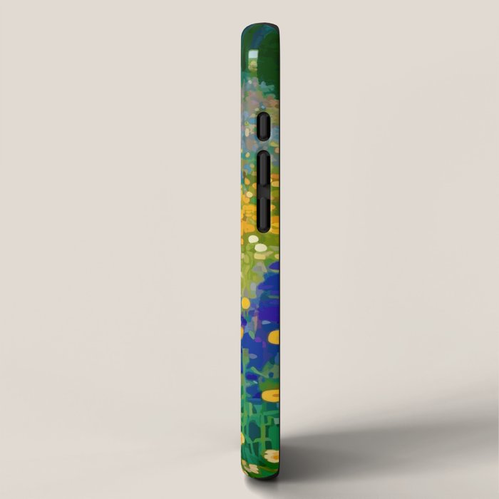 Klimt Flower Garden Colorful Landscape iPhone Case Gallery Image 2