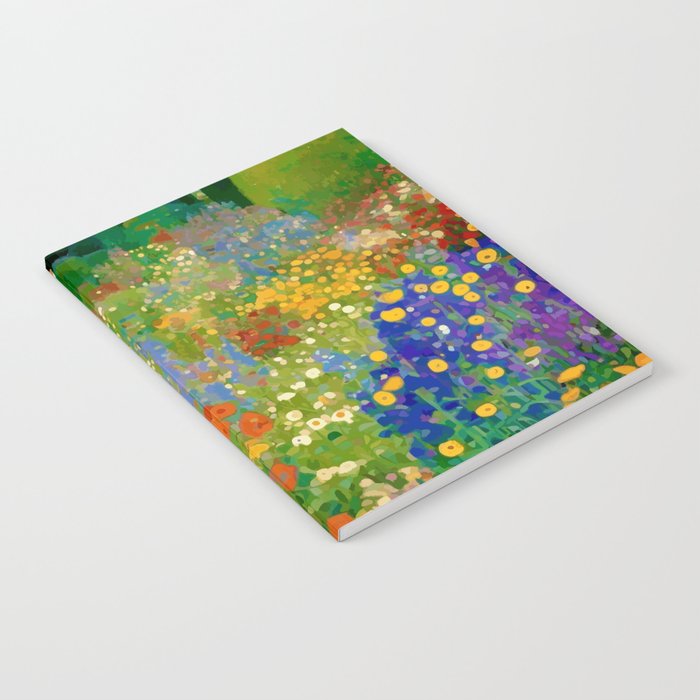 Klimt Flower Garden Colorful Landscape Notebook Gallery Image 2