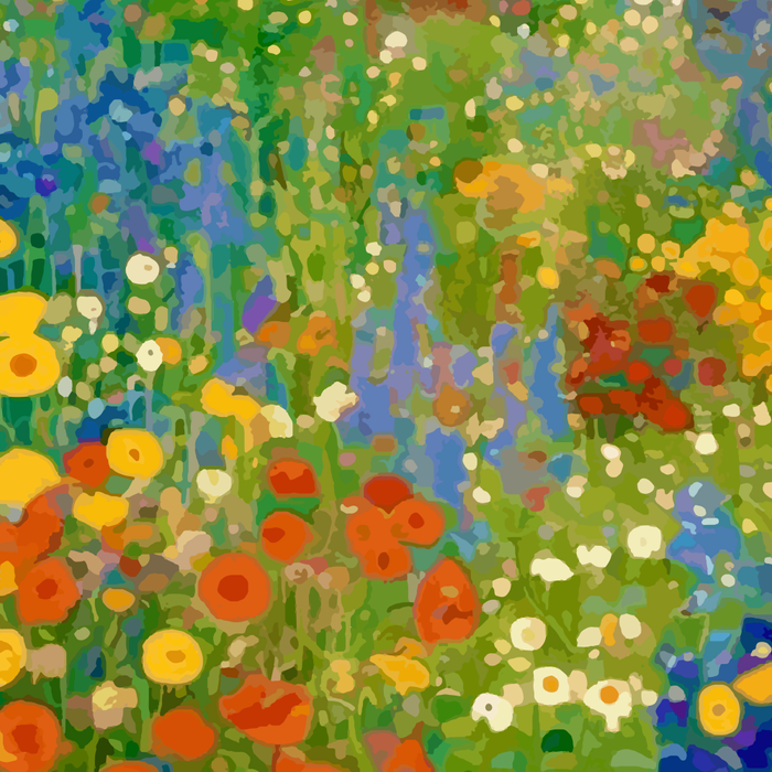Klimt Flower Garden Colorful Landscape Coffee Mug Gallery Image 2