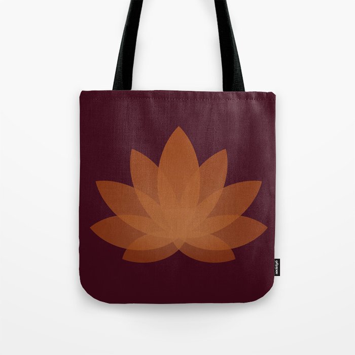 Lotus Flower Minimalism XII Tote Bag Gallery Image 1