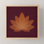 Lotus Flower Minimalism XII Mini Art Print Gallery Image 1