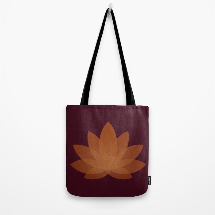 Lotus Flower Minimalism XII Tote Bag Gallery Image 2