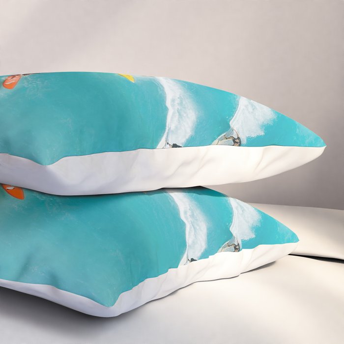 Let's Surf Pillow Sham Gallery Image 3
